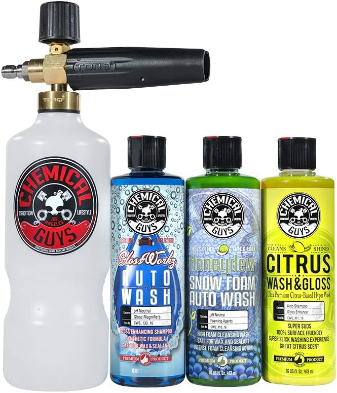 Foam Cannon and Hybrid V7 Auto Wash, 1 Gal A53808