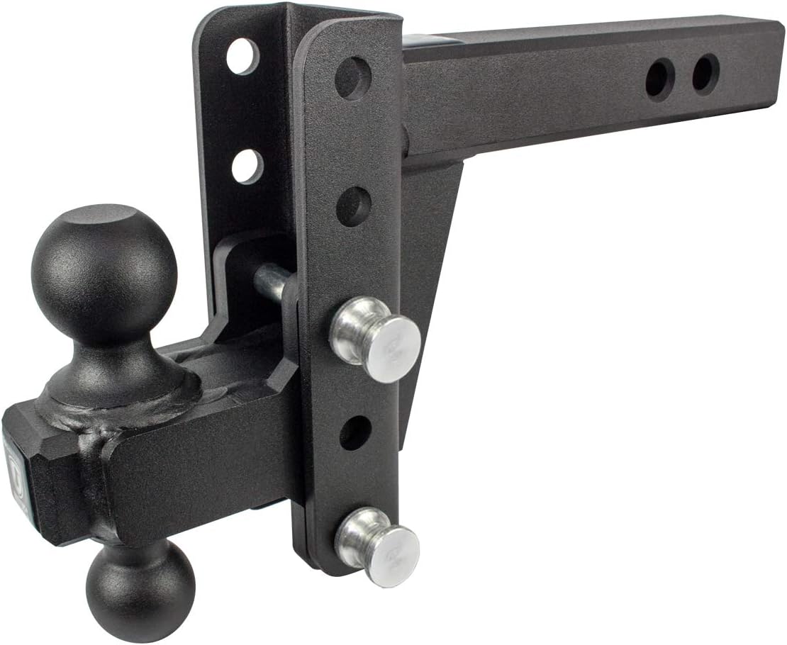 2.0" Adjustable Extreme Duty Trailer Hitch with Dual Ball H1761