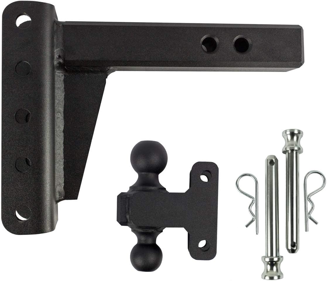 2.0" Adjustable Extreme Duty Trailer Hitch with Dual Ball H1761