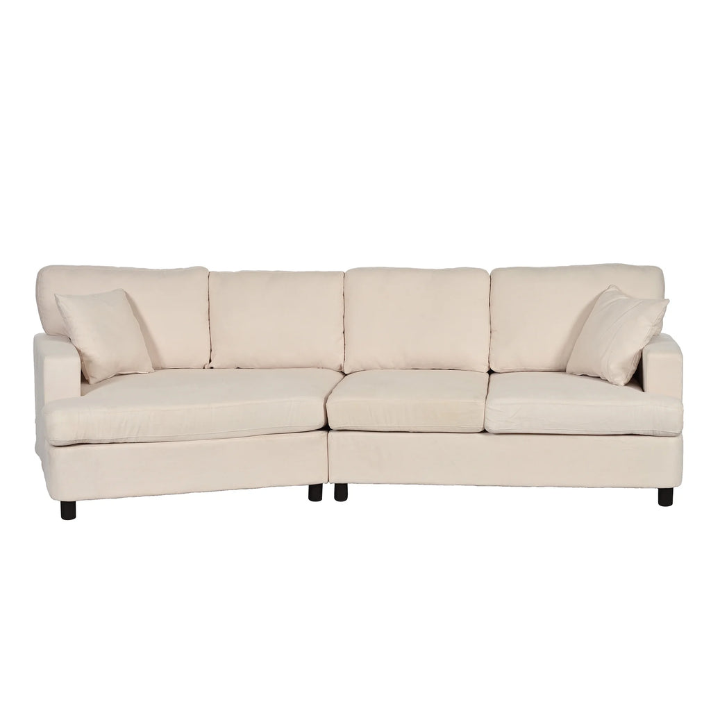 3 Seat Sofa with Removable Cushions and 2 Pillows C4527