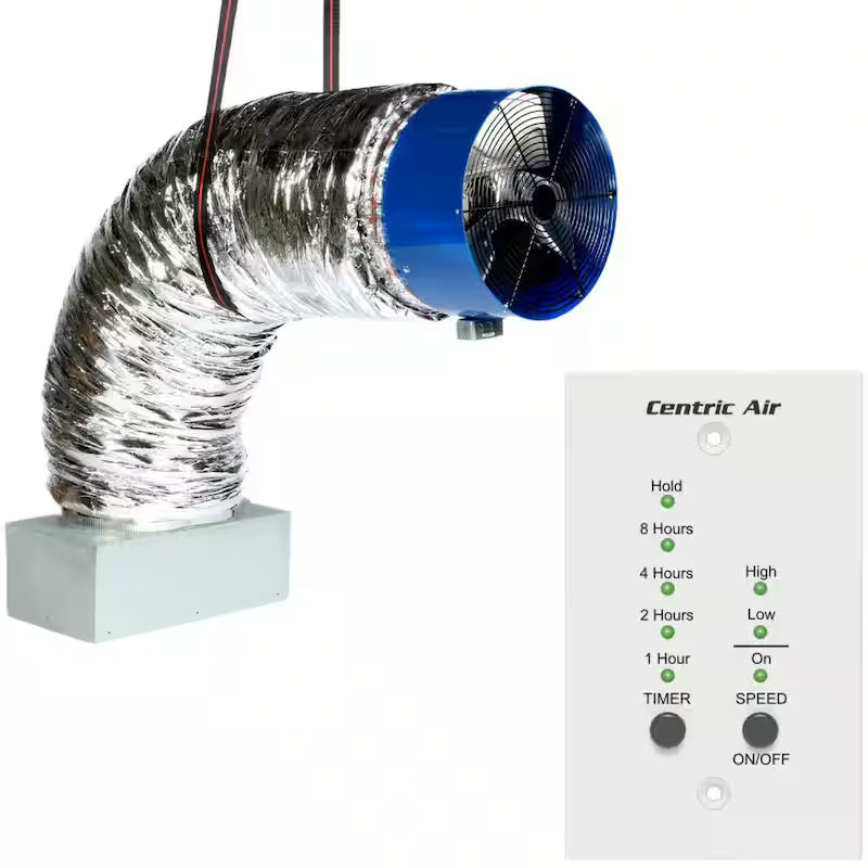3300 CFM Whole House Fan with 2-Speed Wall Switch B583