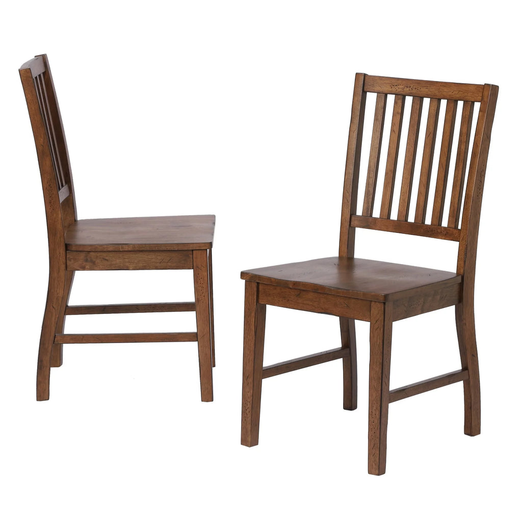 7-Piece Brown Wood Dining Set H6680
