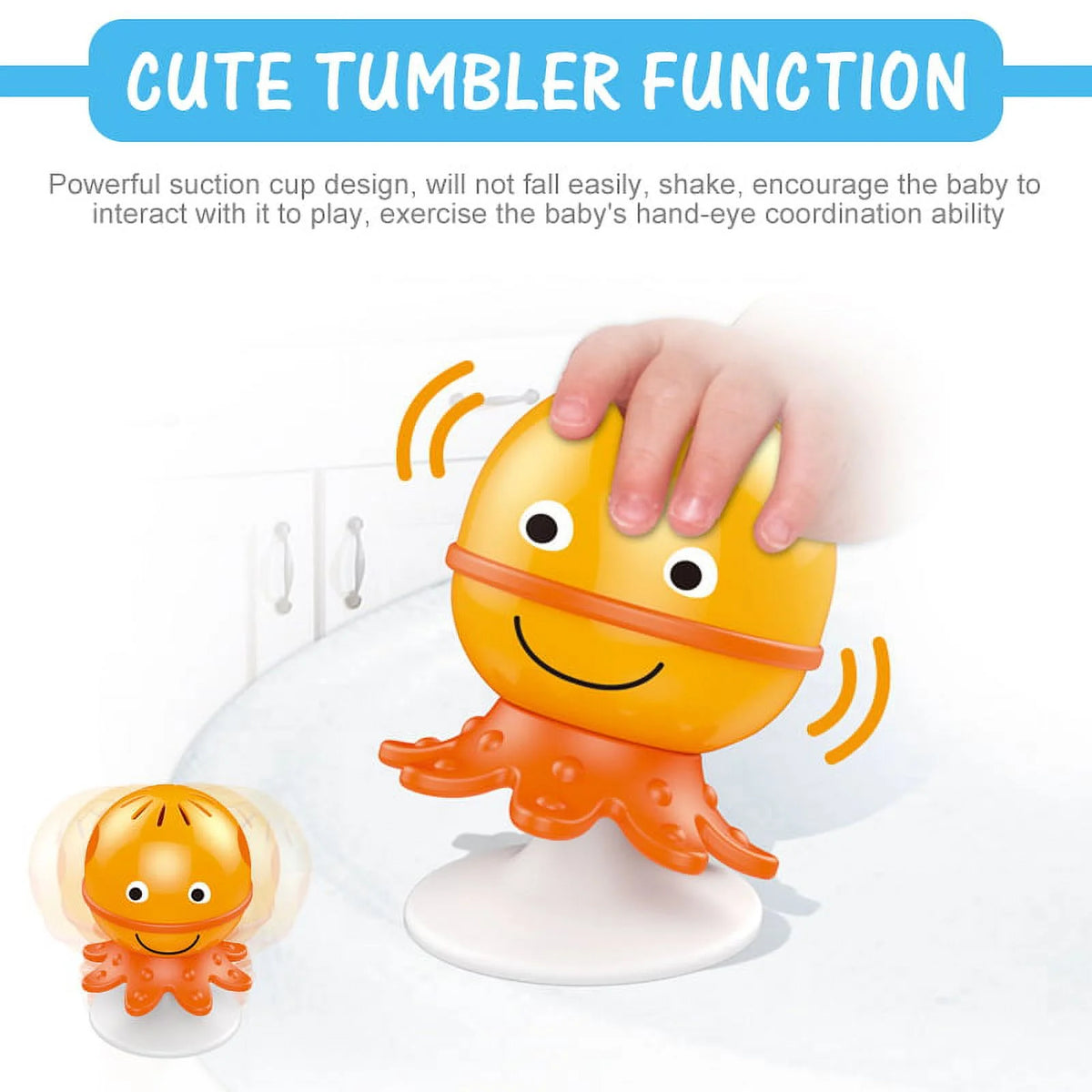 3 Pack Baby Rattles Set Suction Cup Toys Y458