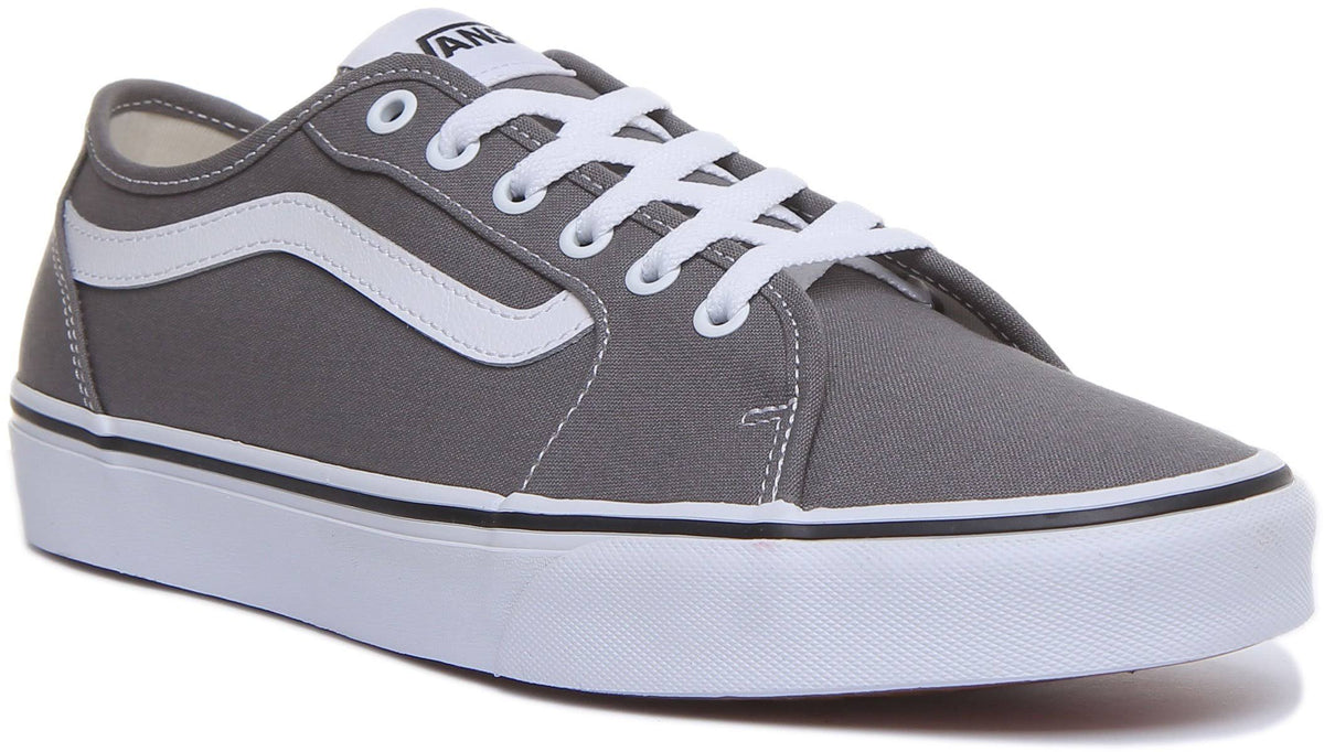 Grey Canvas Trainers Z4312