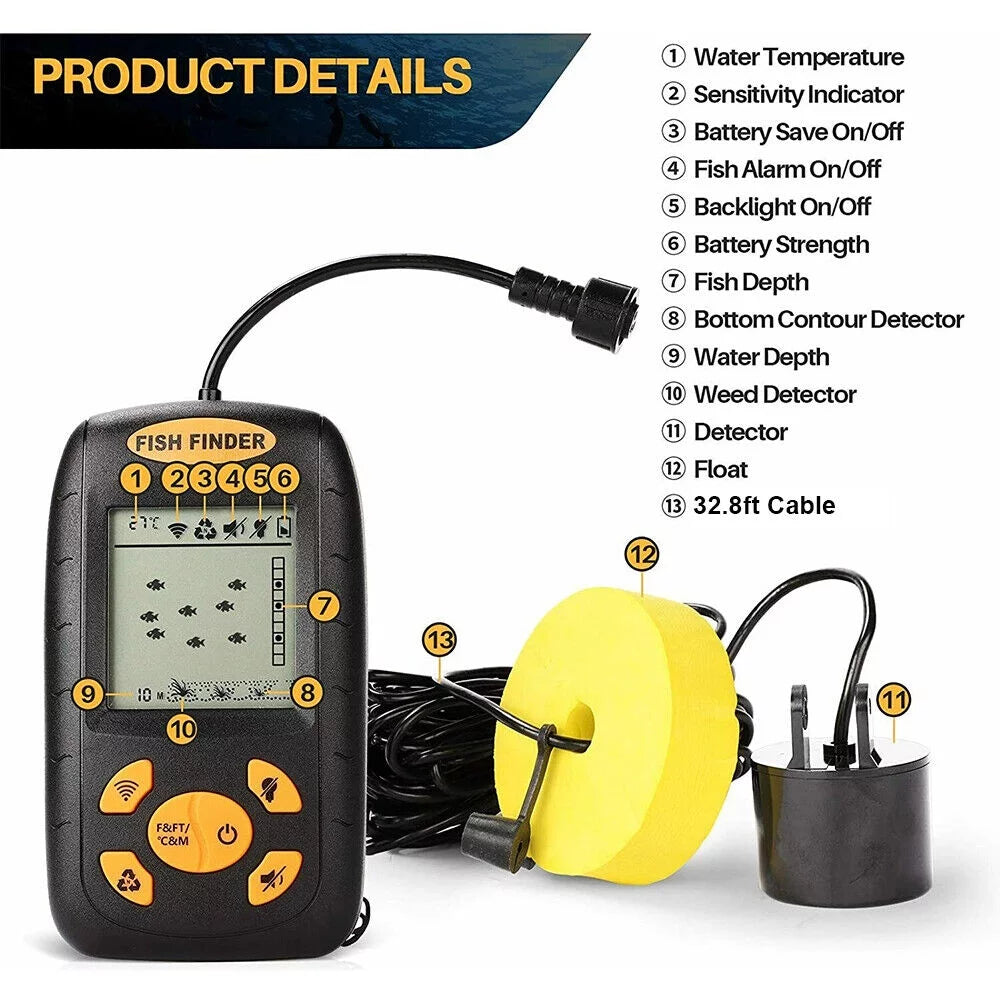Portable Fish Finder Sonar Transducer J989776