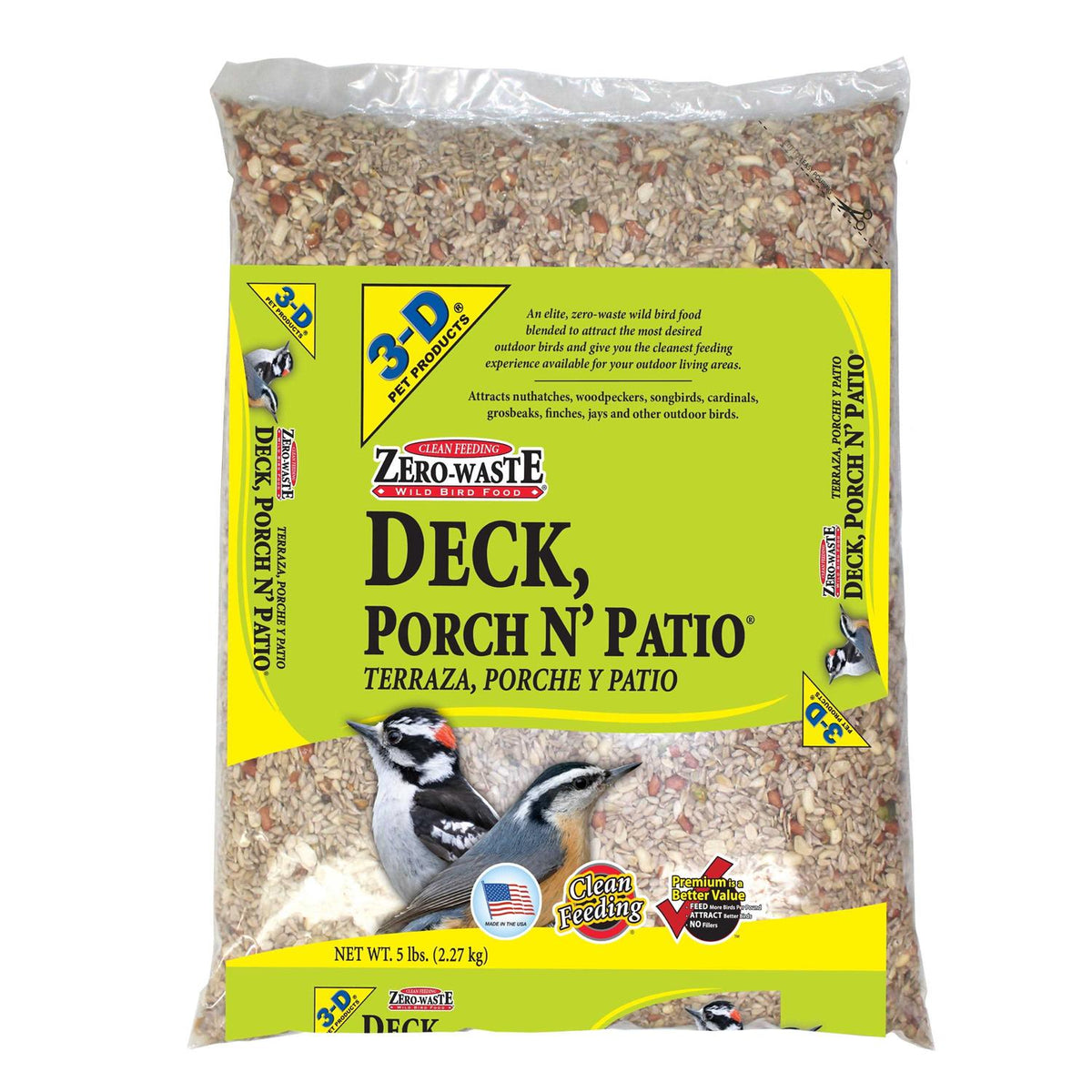 Deck Porch Patio Blend Wild Bird Food W541