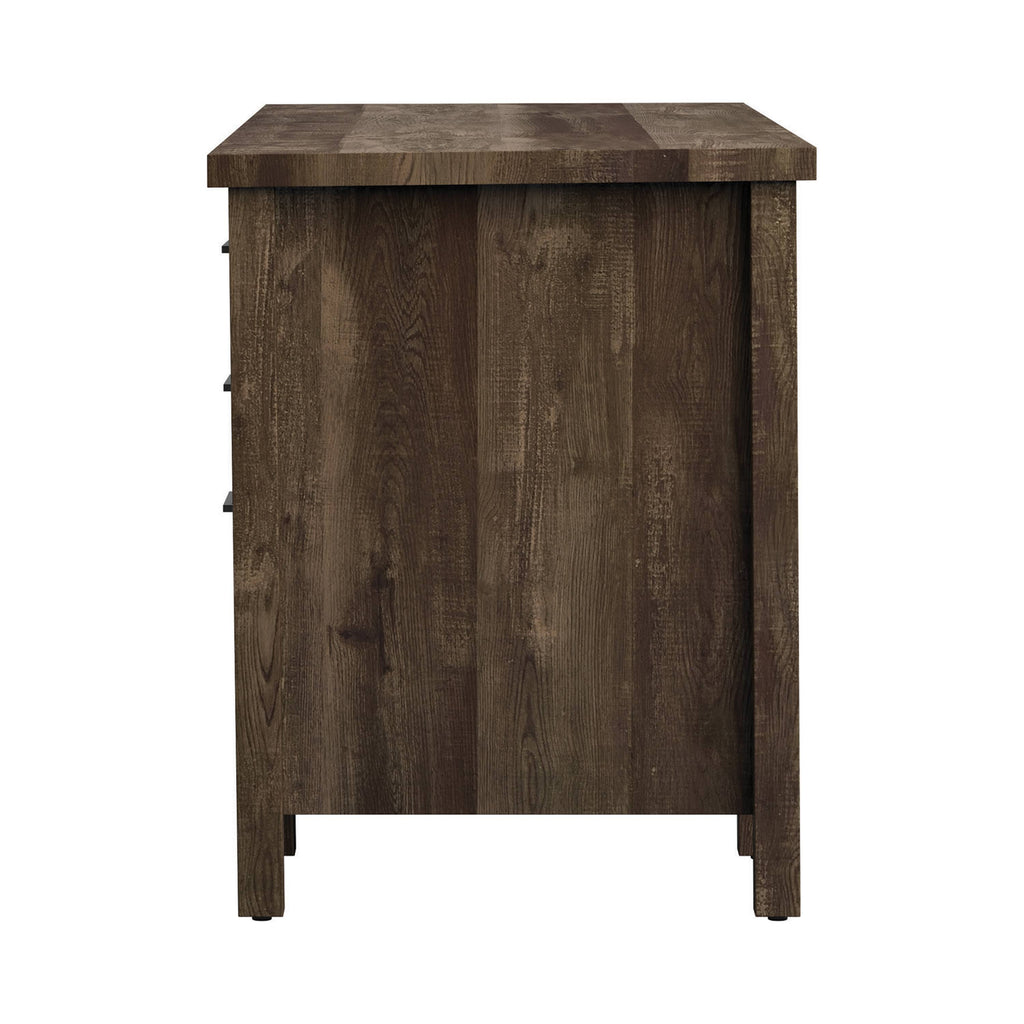 Rustic Oak Bookcase Y5156